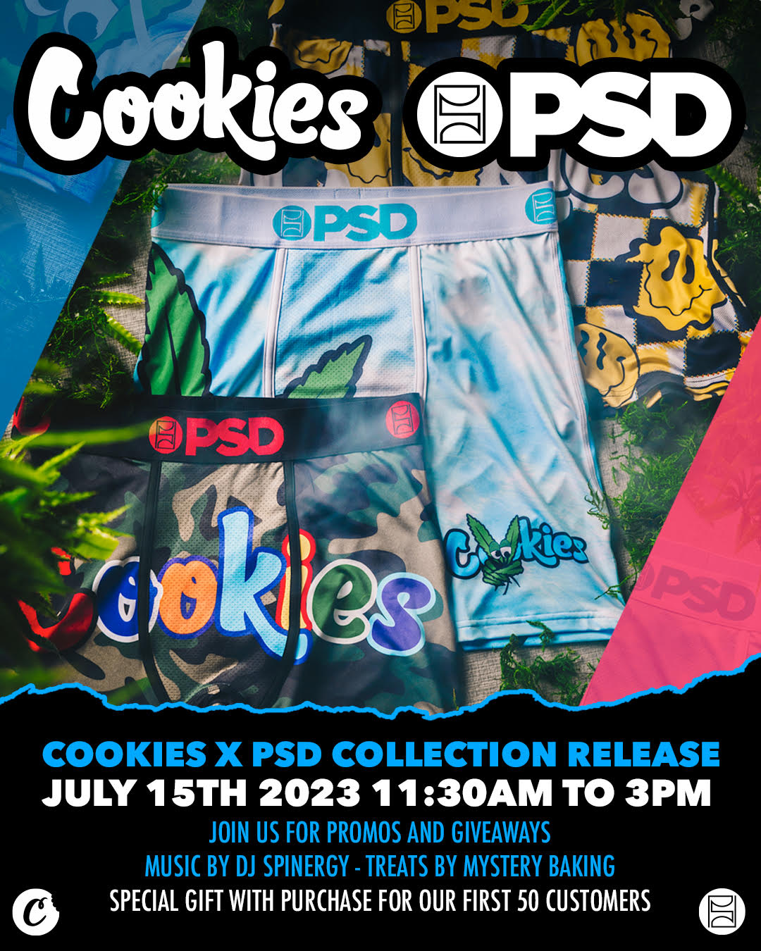 PSD Underwear And Cookies SF Launch A New Capsule Collection