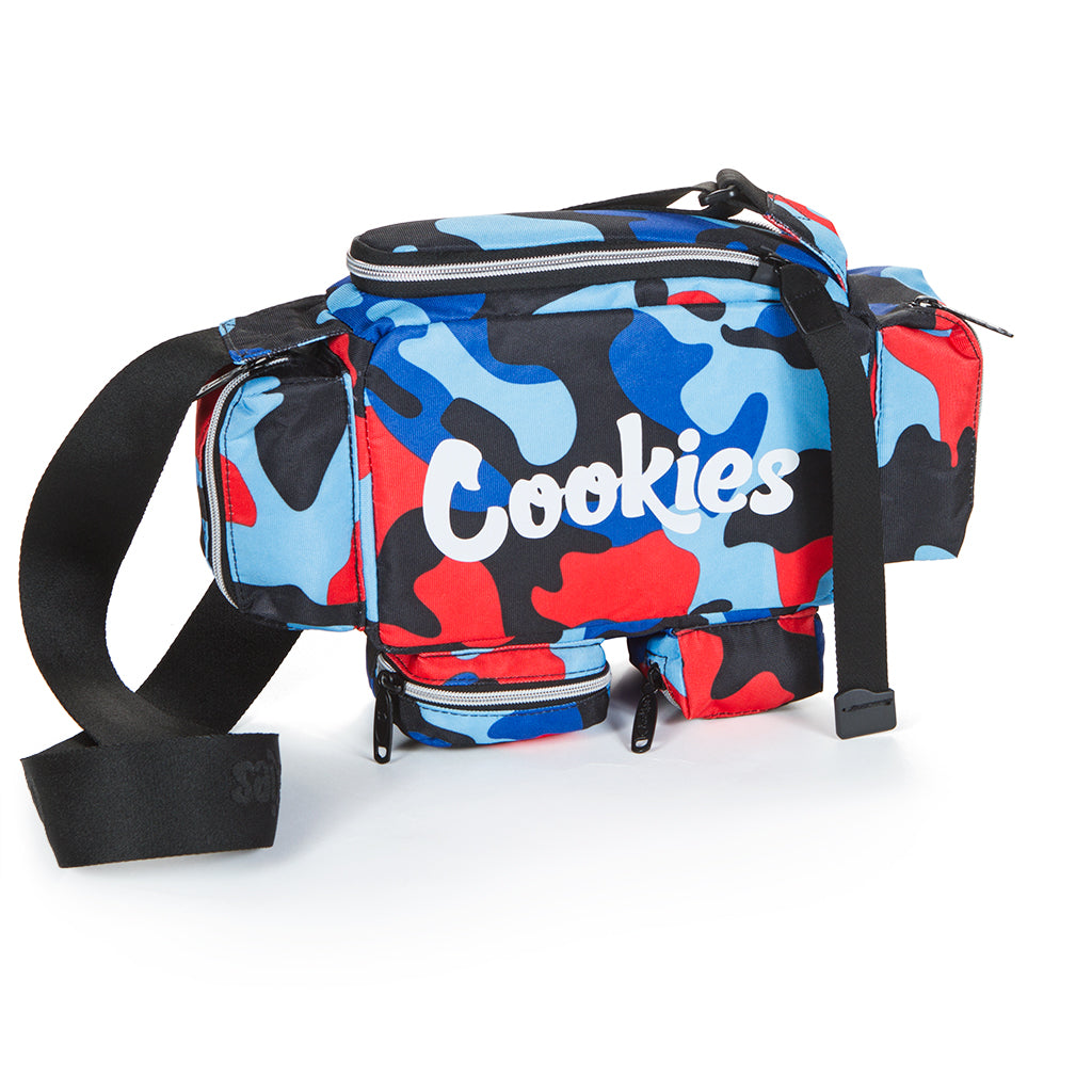 Cookies Layers Honeycomb Smell Proof Nylon Shoulder Bag Navy Camo / One Size