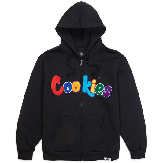 Battalion Chenille Applique Zip Front Hoodie