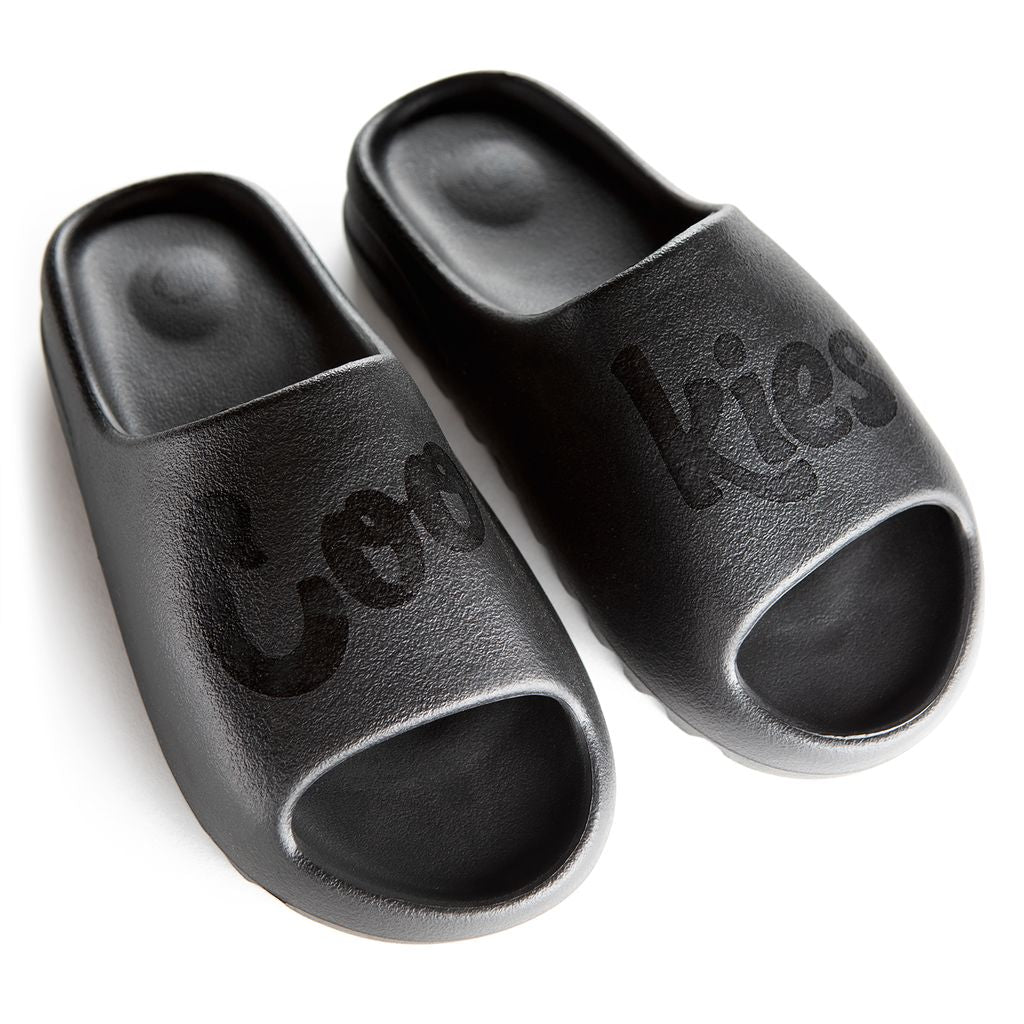 Original Logo Faux Leather Slides
