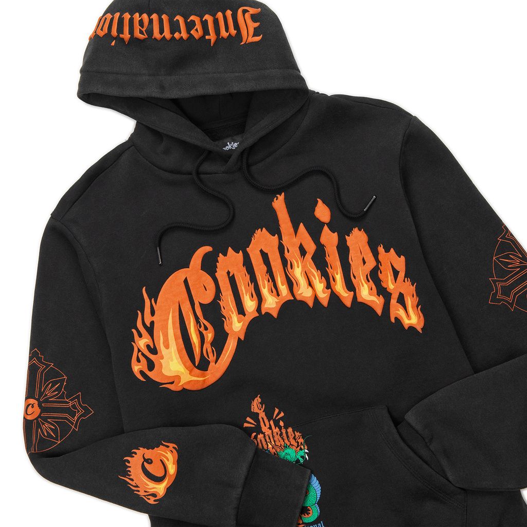 World On Fire Dragon Pullover Hoodie