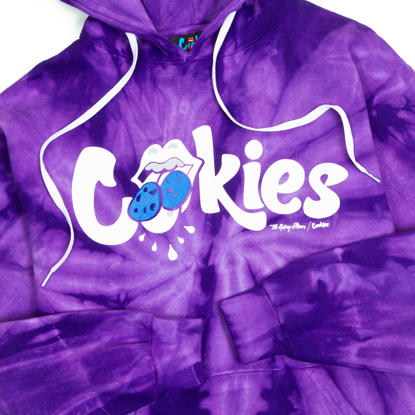 CKS x Rolling Stones Tie Dye Pullover Hoodie