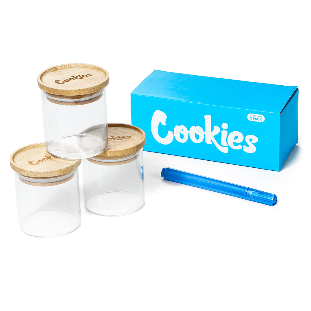 Cookies 3-Pack of Glass Jars and Pen – Cookies Clothing