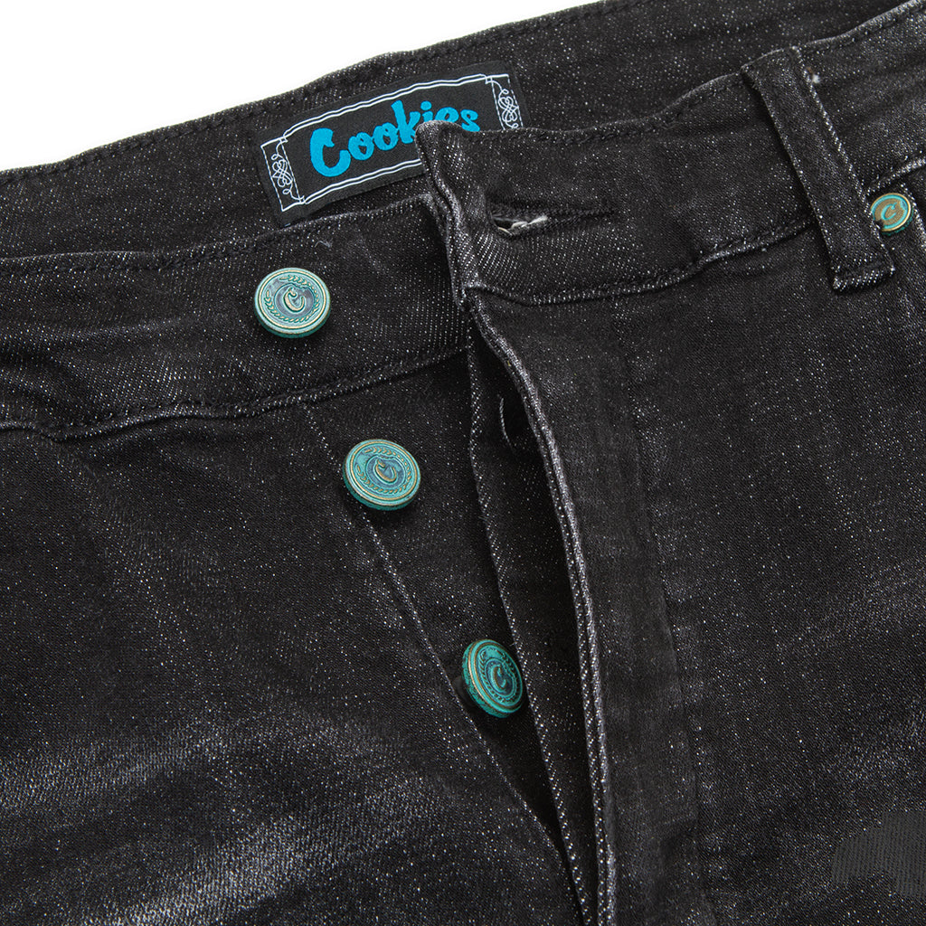 Core Modern Slim Black Wash Denim Jeans
