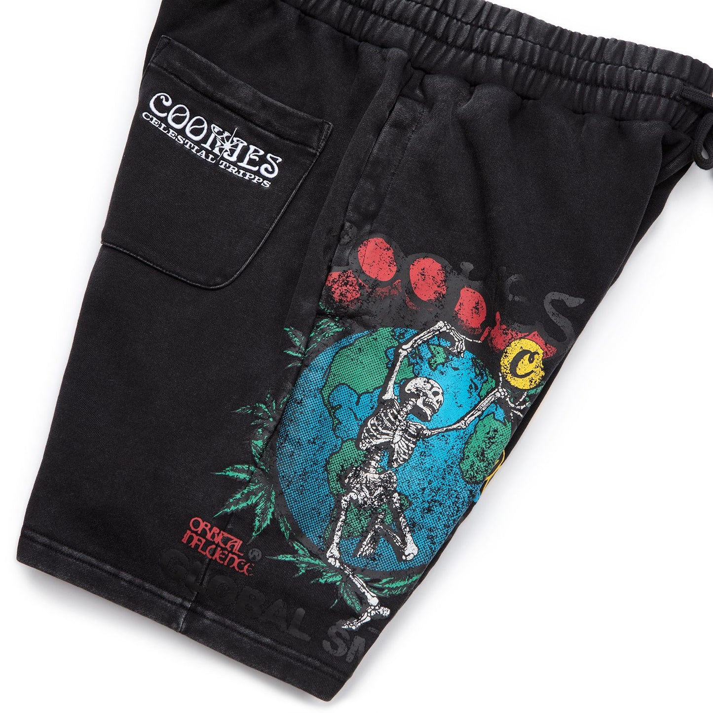 Global Smoke Fleece Shorts