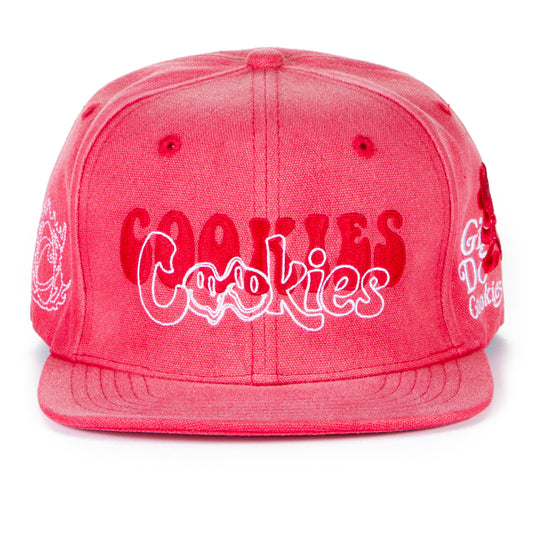 Florist Snapback With Front, Side And Back Panel Embroidery Artwork