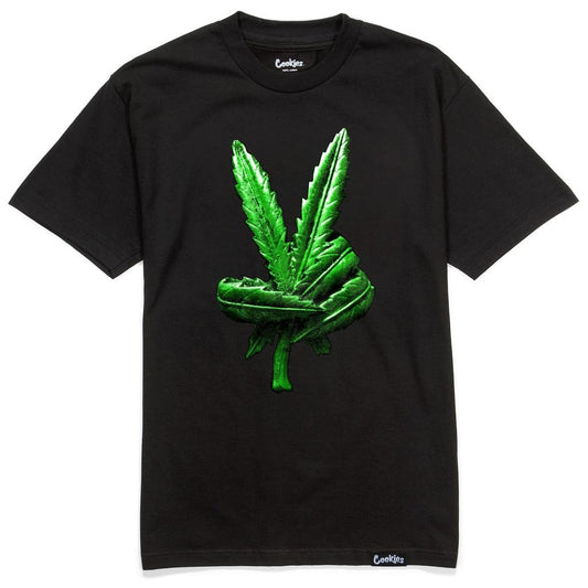 Weed Leaf Peace Sign Tee