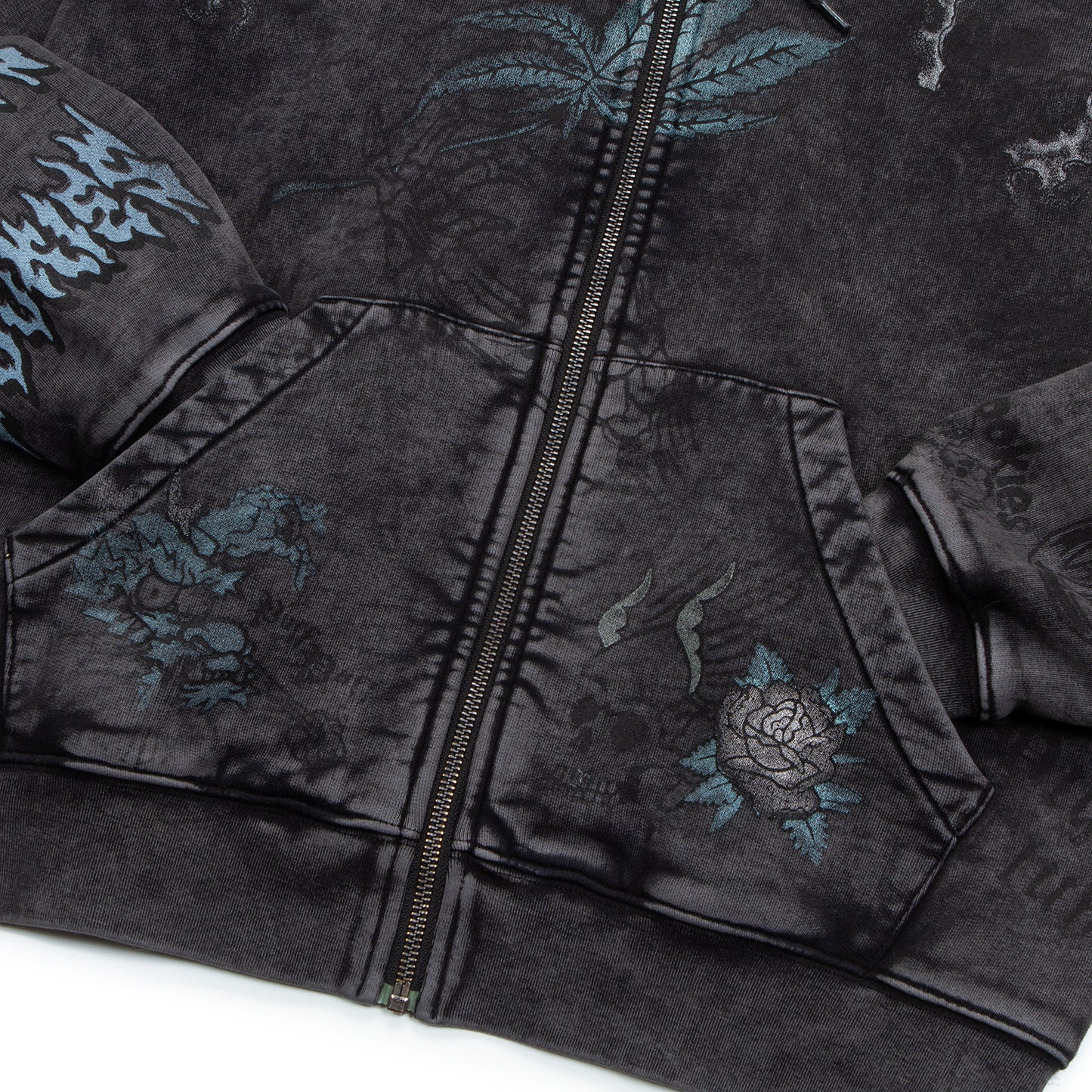 Heaven Can Wait Reaper Bones Full Zip Hoodie