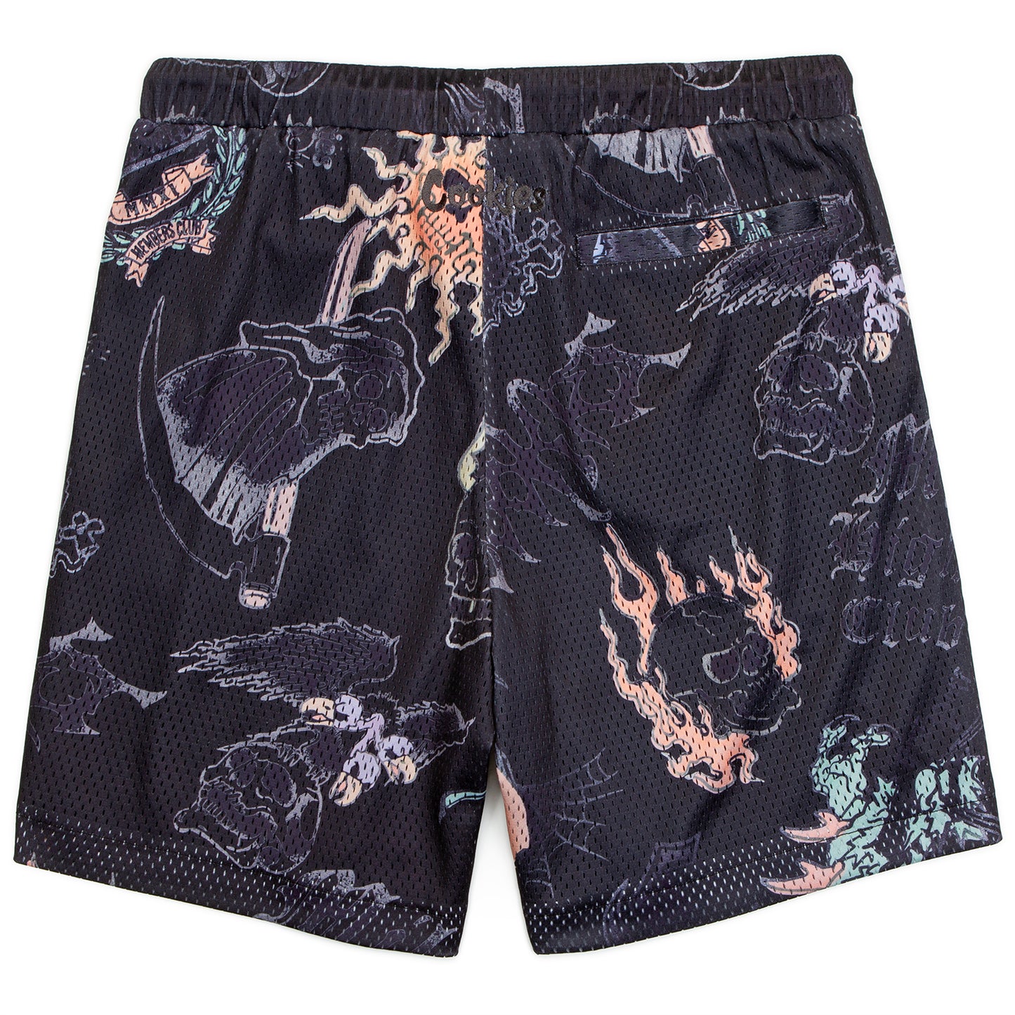Heaven Can Wait Vaca All Over Print Mesh Shorts