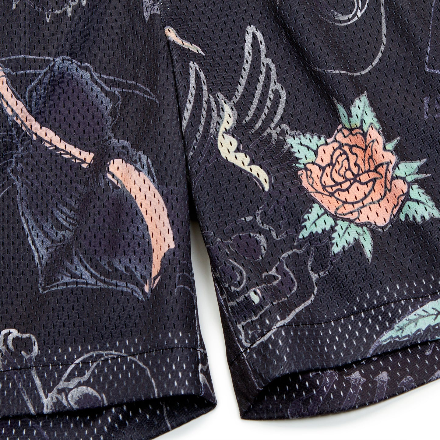 Heaven Can Wait Vaca All Over Print Mesh Shorts