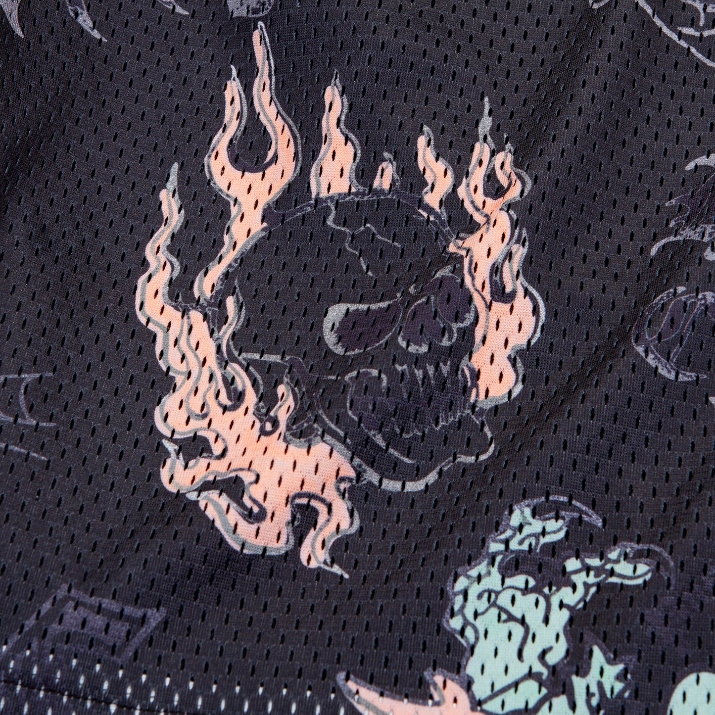 Heaven Can Wait Vaca All Over Print Mesh Shorts