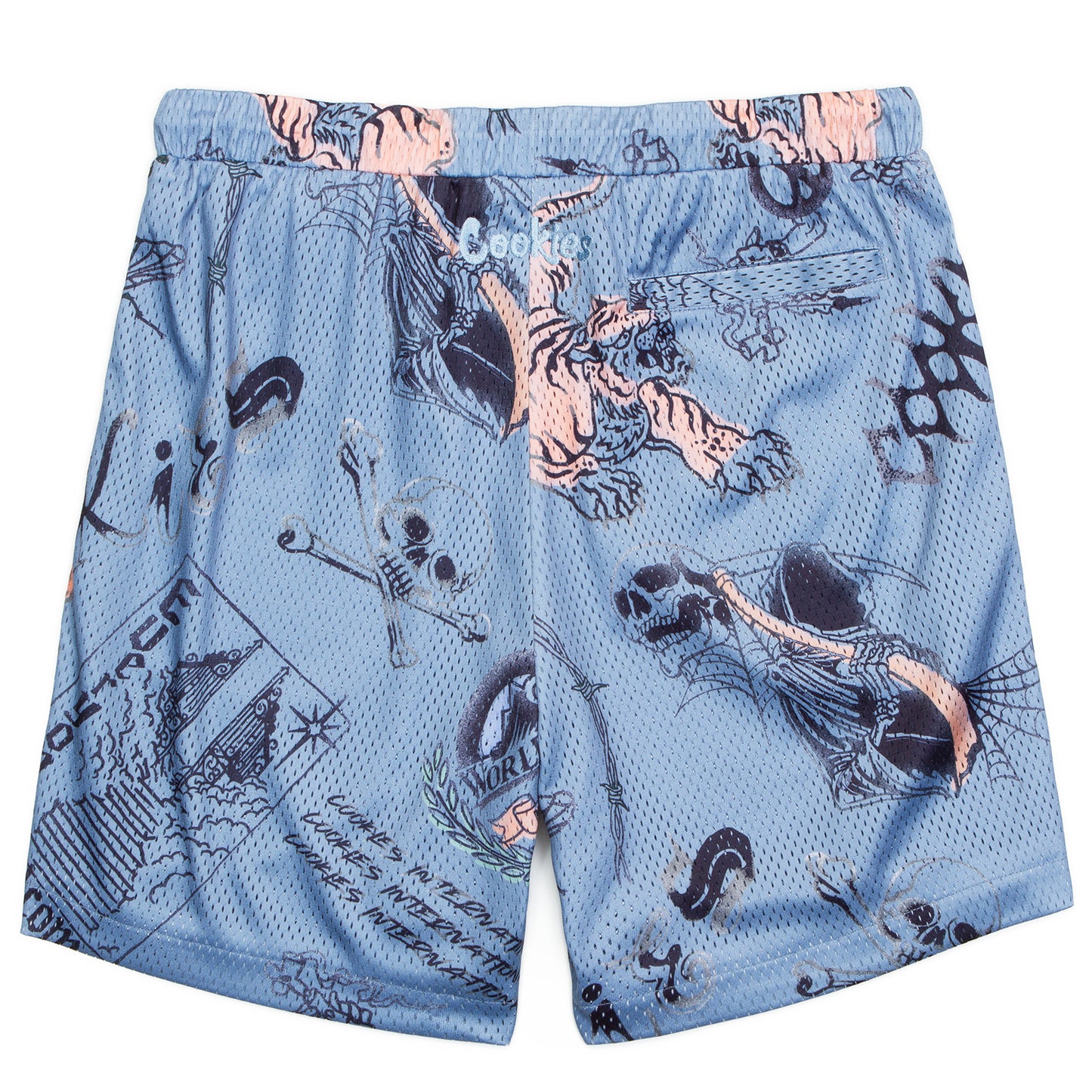 Heaven Can Wait Vaca All Over Print Mesh Shorts