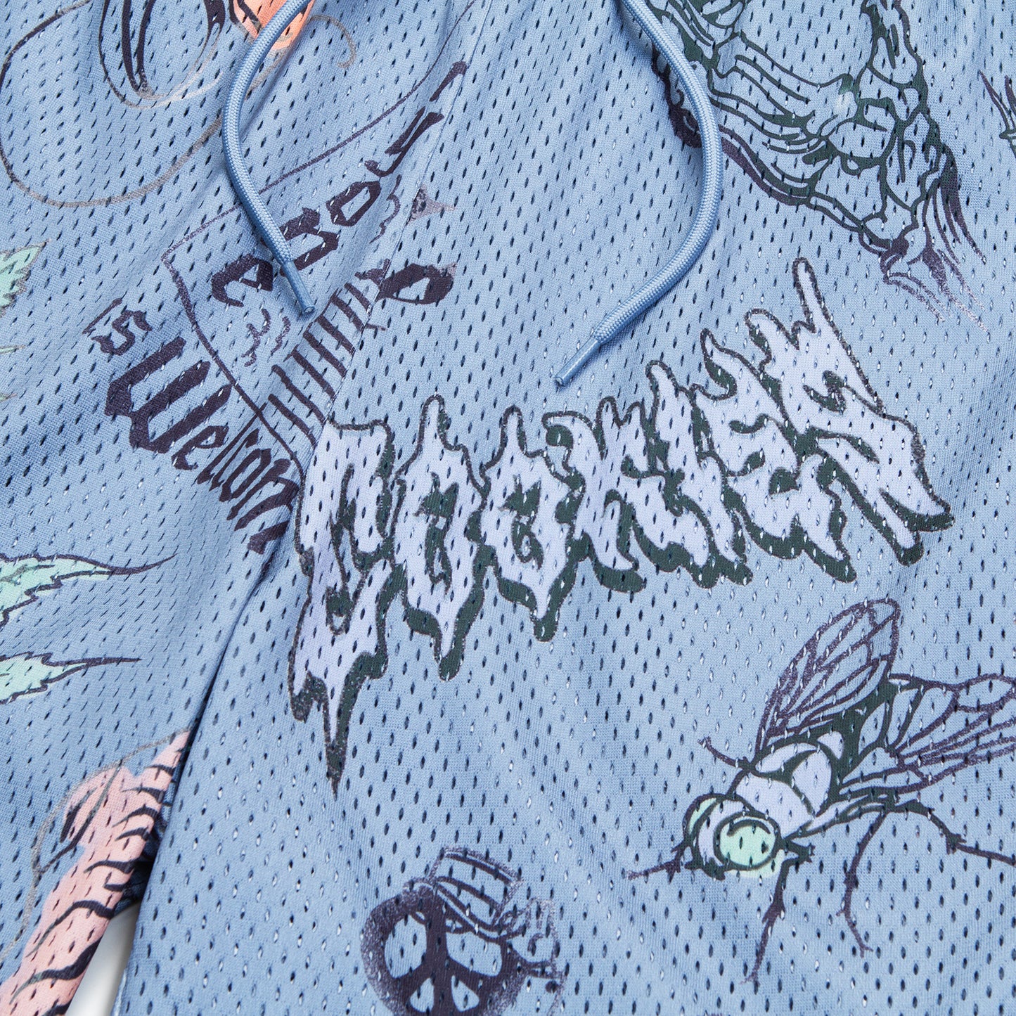 Heaven Can Wait Vaca All Over Print Mesh Shorts