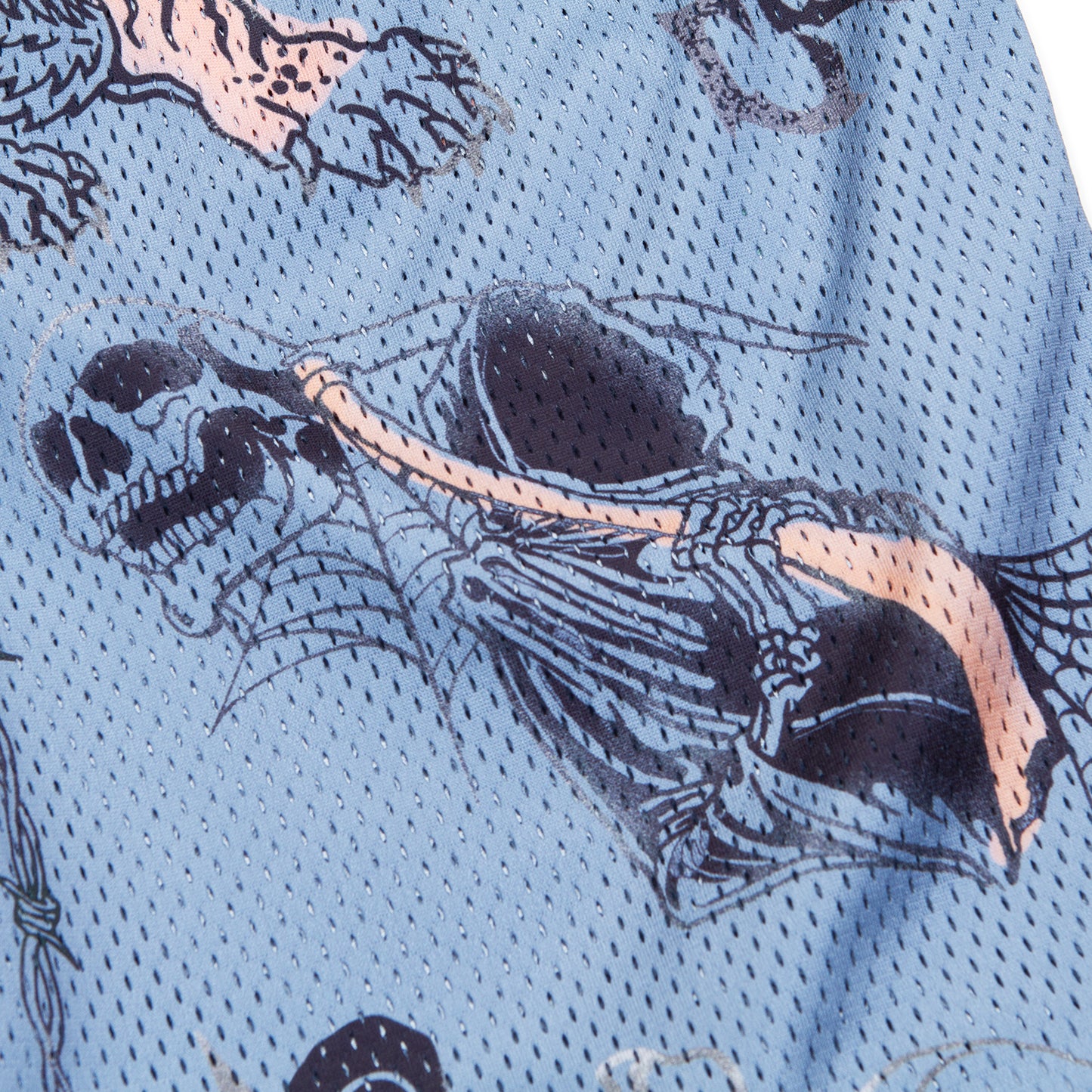 Heaven Can Wait Vaca All Over Print Mesh Shorts