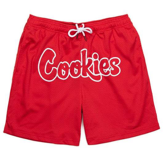 Original Logo Outline Mesh Shorts