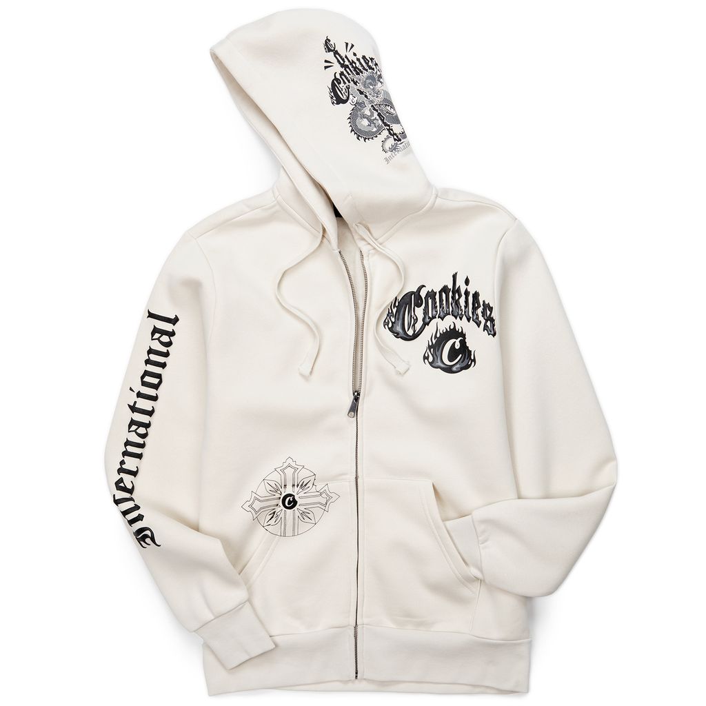 World On Fire Dragon Full Zip Hoodie