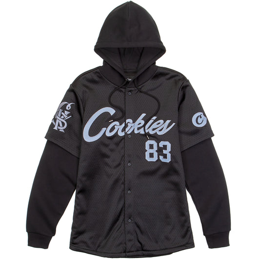 Legacy Jersey LS 2Fer With Fleece Hood
