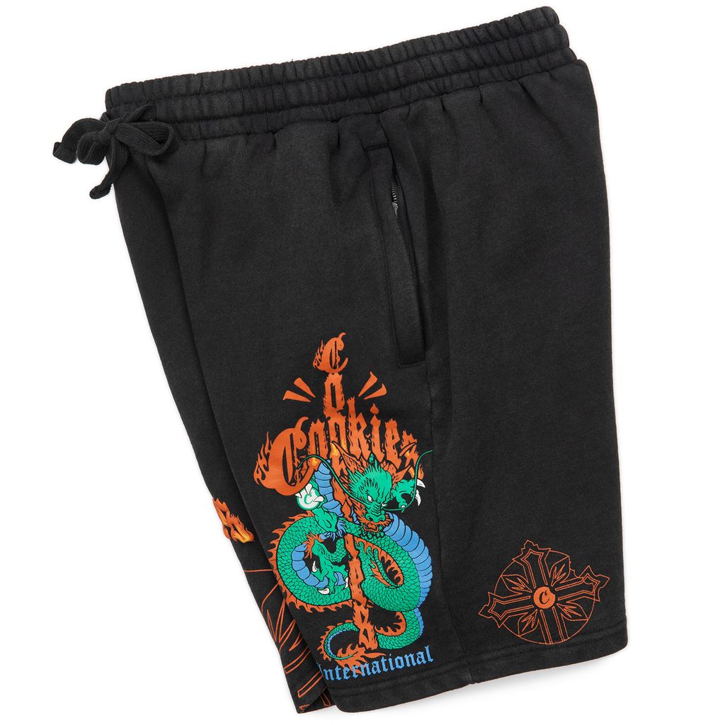 World On Fire Fleece Shorts