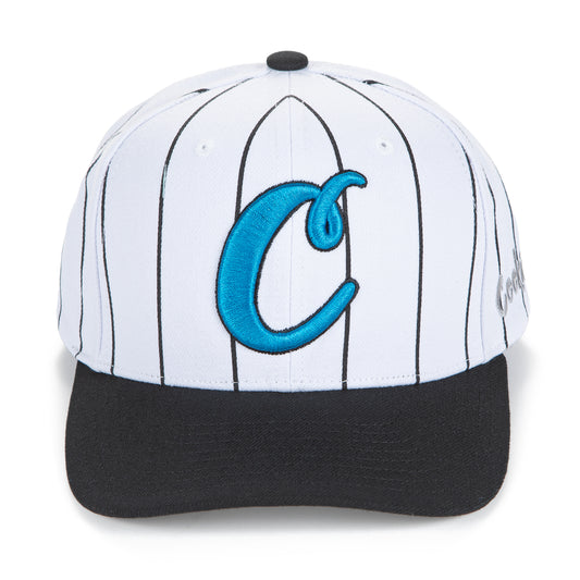 Cookies x Mitchell & Ness C Bite Striped Snapback Hat