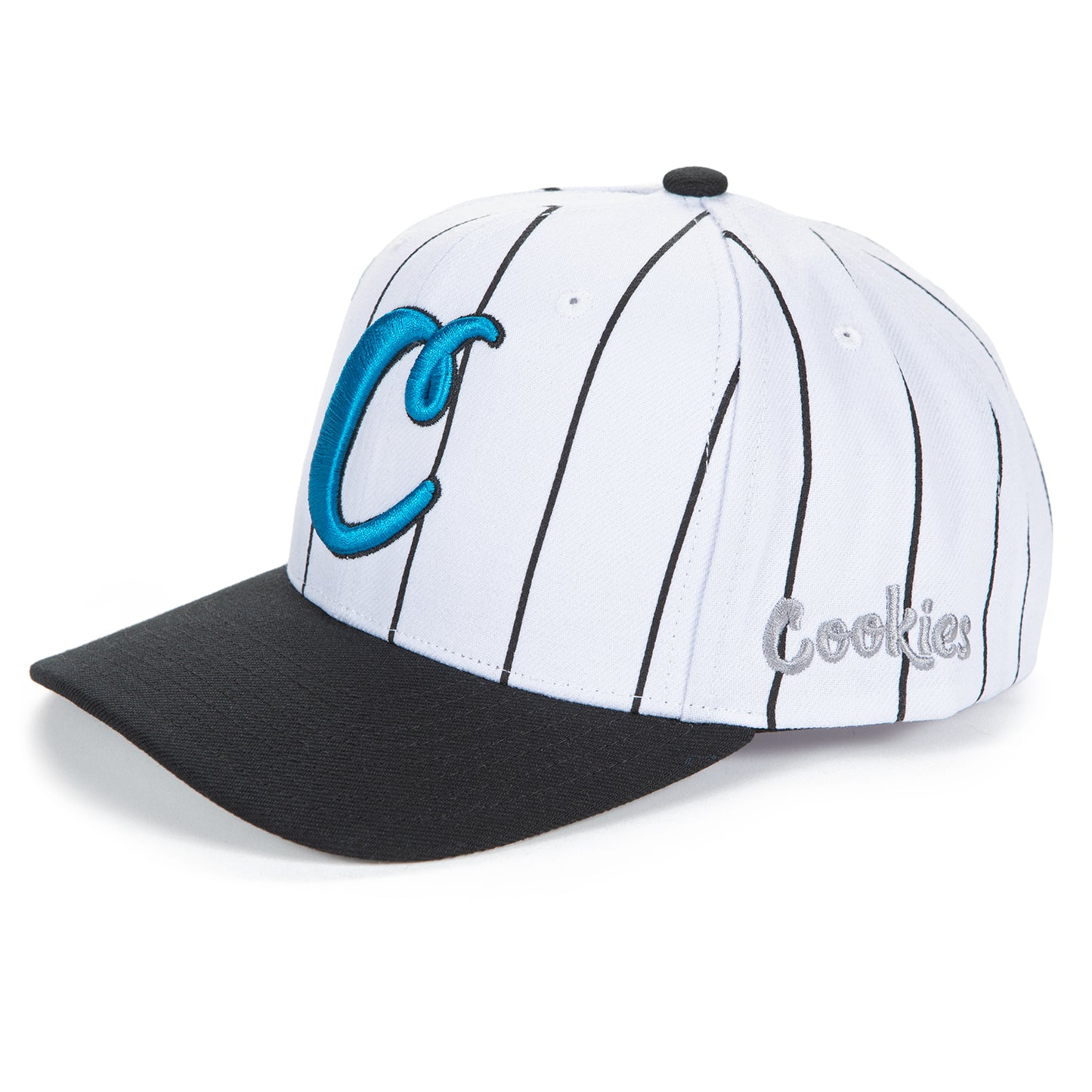 Cookies x Mitchell & Ness C Bite Striped Snapback Hat