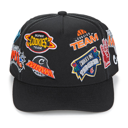 Cookies x Mitchell & Ness Snapback Hat w/ Patches
