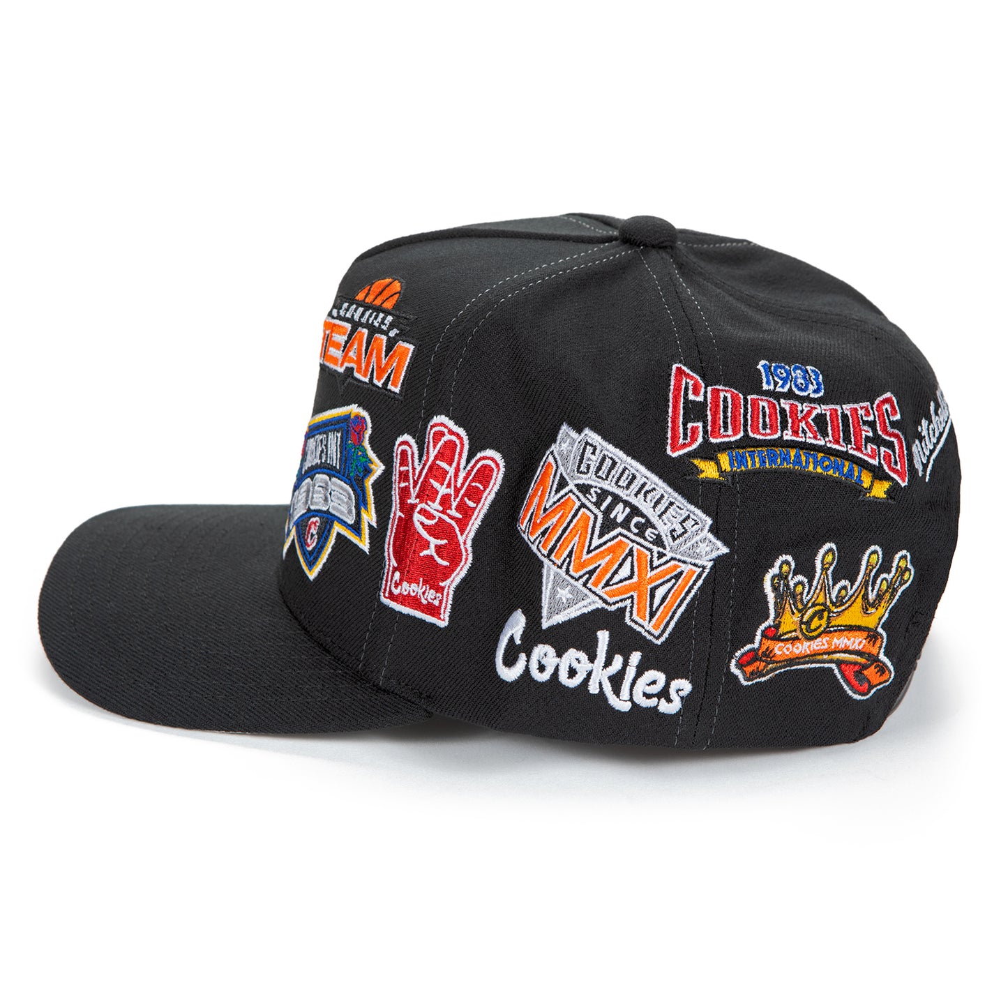 Cookies x Mitchell & Ness Snapback Hat w/ Patches