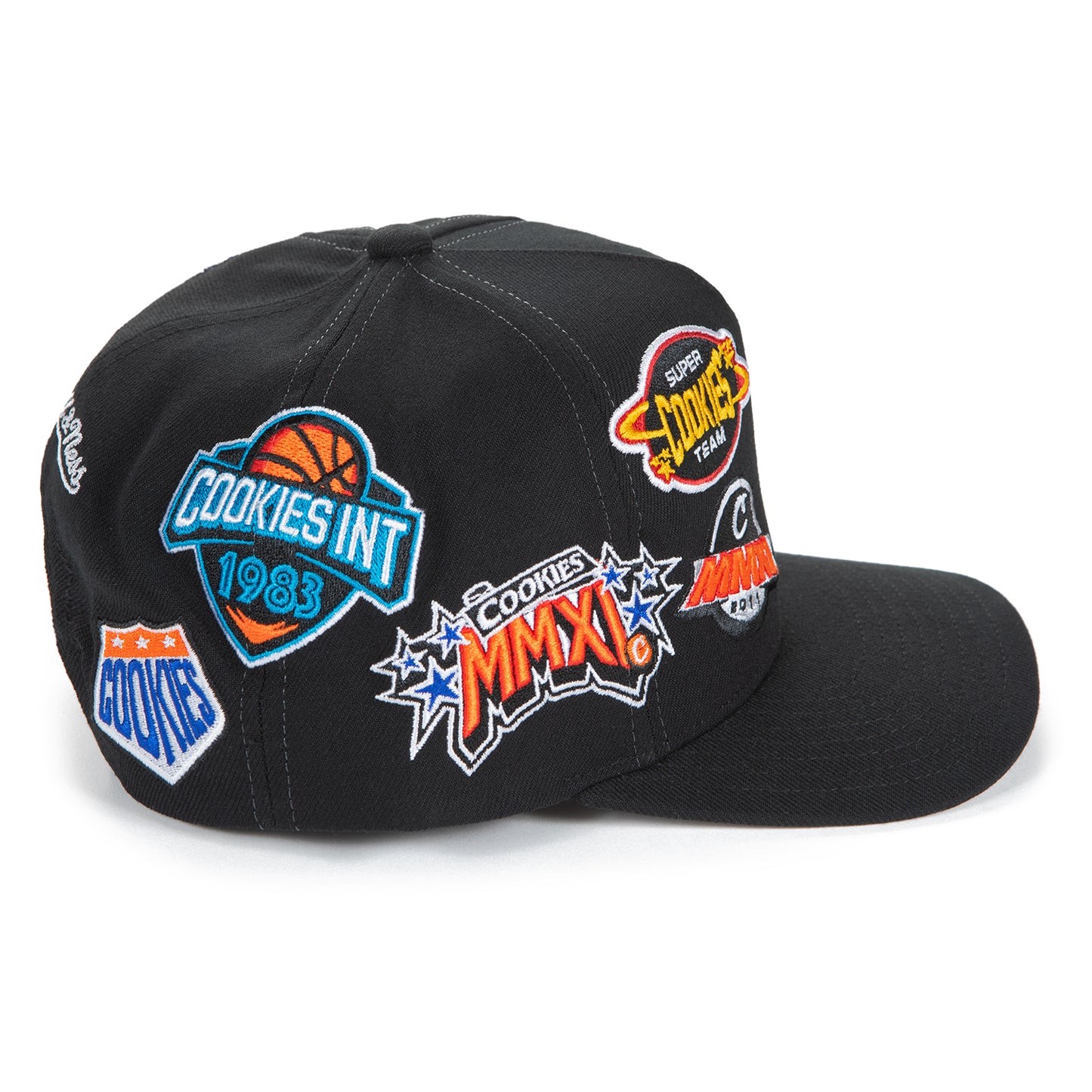 Cookies x Mitchell & Ness Snapback Hat w/ Patches