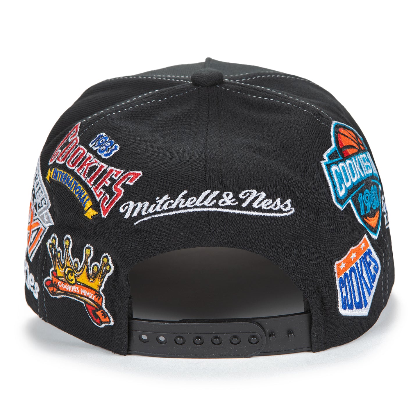 Cookies x Mitchell & Ness Snapback Hat w/ Patches