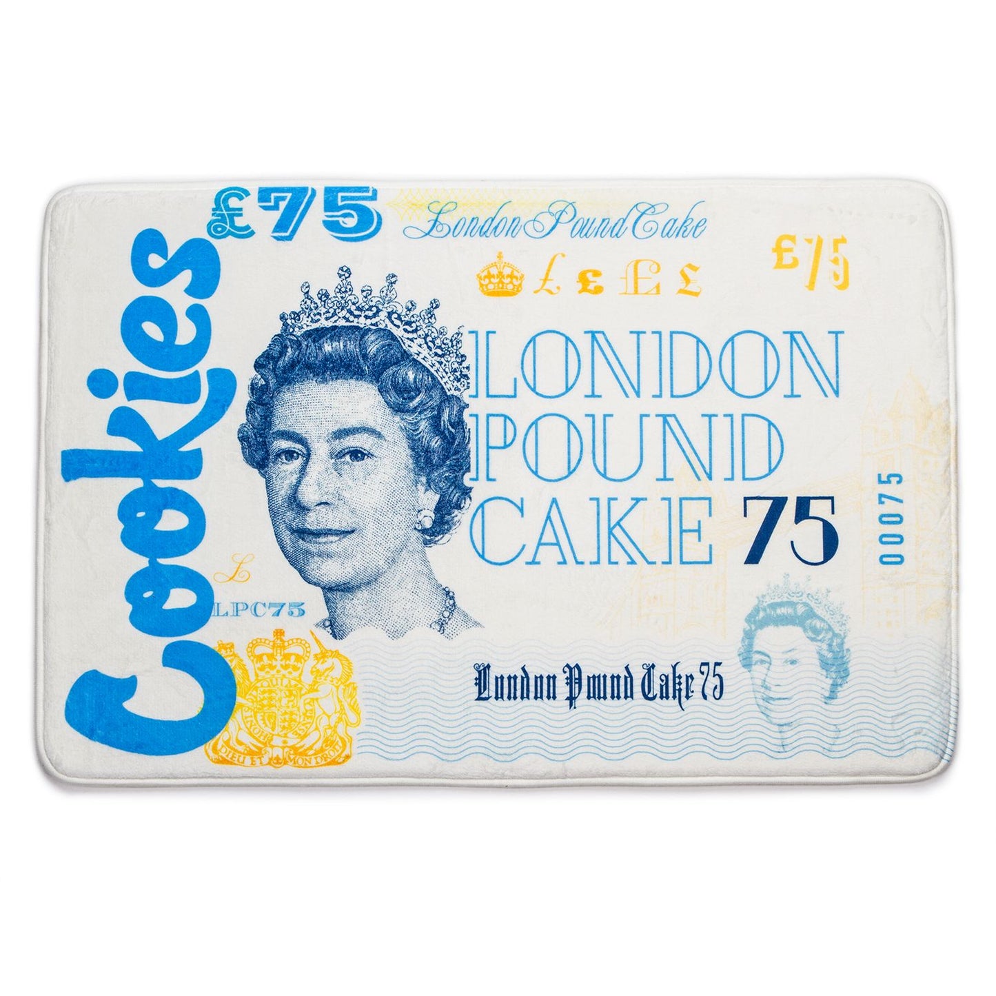 London Pound Rectangle Floor Rug