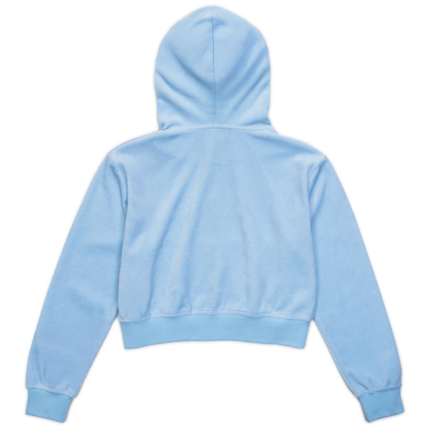 Stoned Velour Zip Front Hoody- Cookies X Your Highness