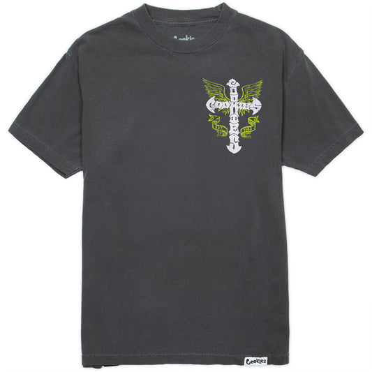 The Cross Tee - Washed Black