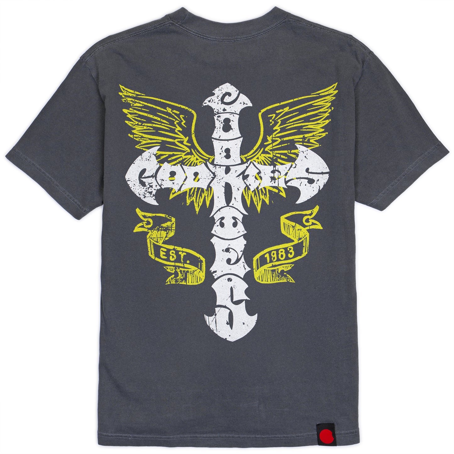 The Cross Tee - Washed Black