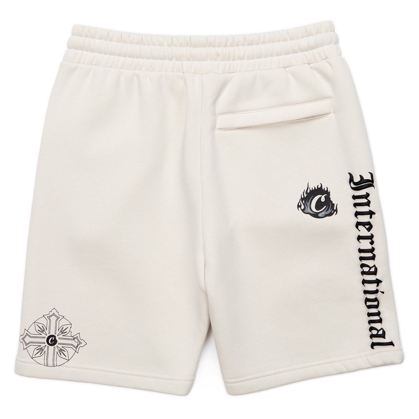 World On Fire Fleece Shorts