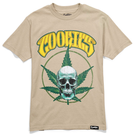 Skull N Leaf Distressed Tee