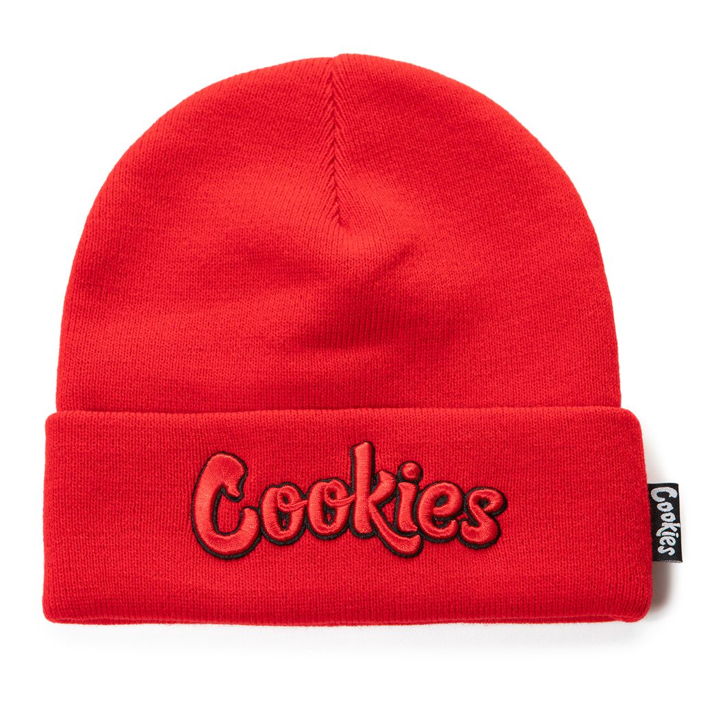 Outlined Original Logo Cuffed Beanie