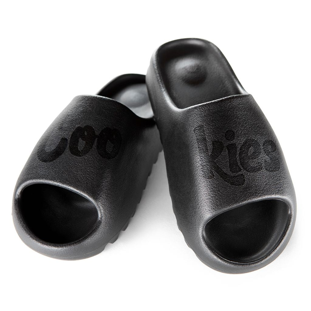 Original Logo Faux Leather Slides