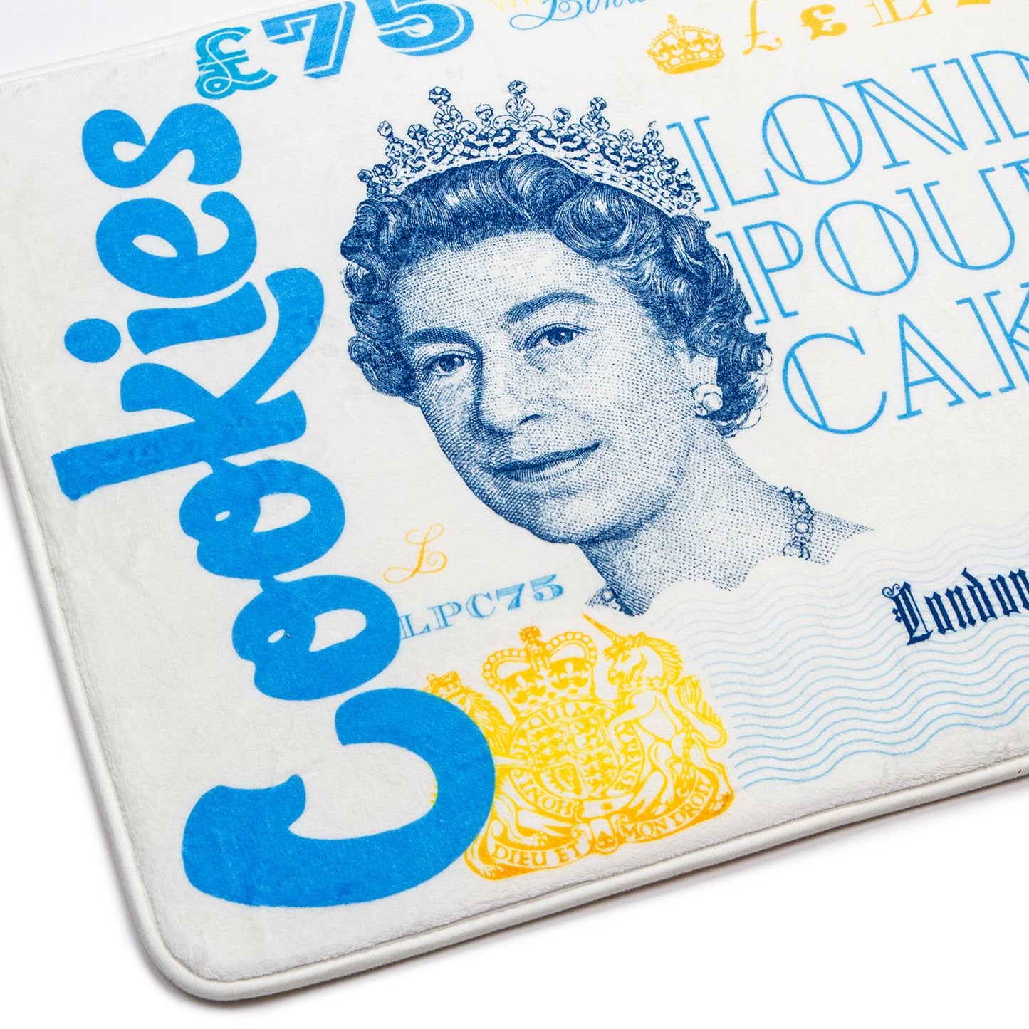 London Pound Rectangle Floor Rug