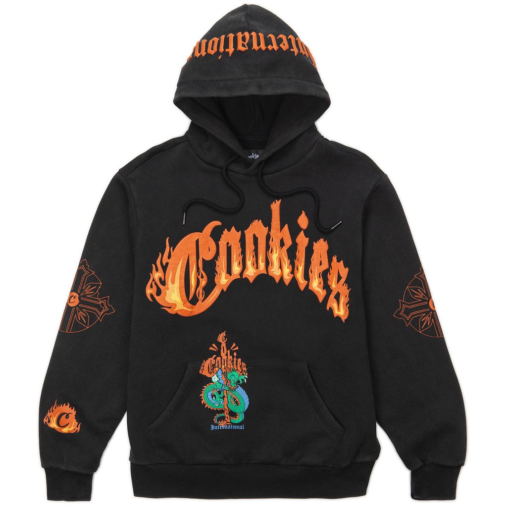 World On Fire Dragon Pullover Hoodie