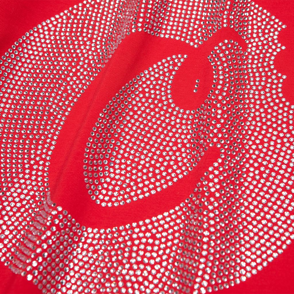 Rhinestone C-Bite Logo Knit