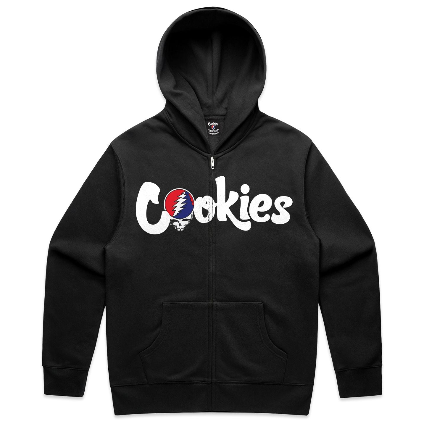 Cookies X Grateful Dead- Zip Front Hoodie