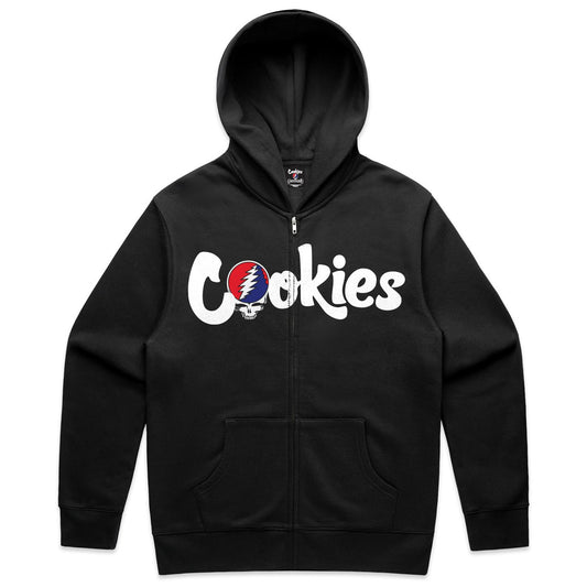 Cookies X Grateful Dead- Zip Front Hoodie
