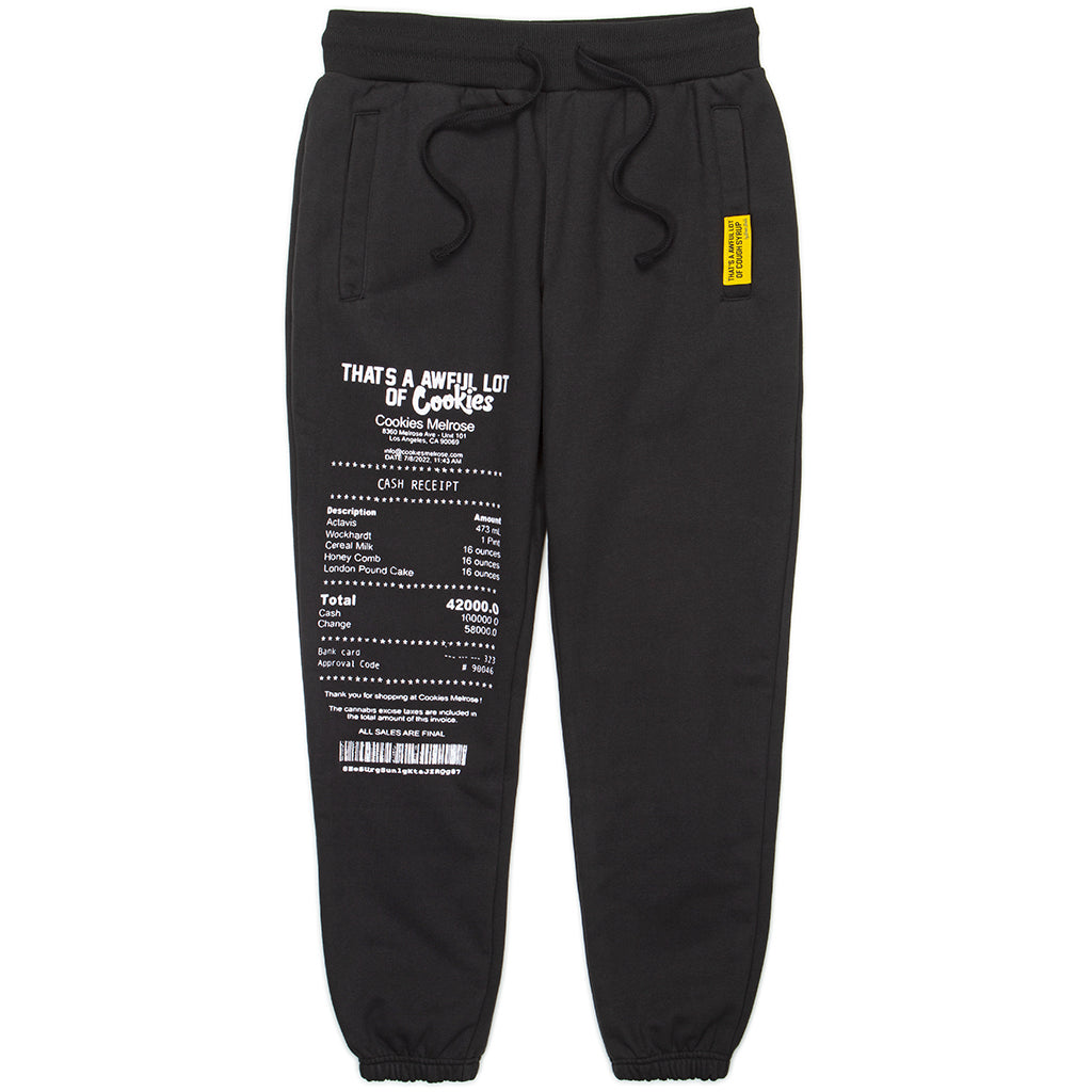 Awful Lot of Cookies Receipt Sweatpants – Cookies Clothing
