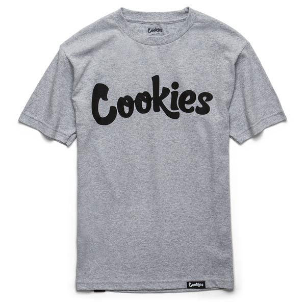– Clothing Logo Cookies Original Tee Grey Heather