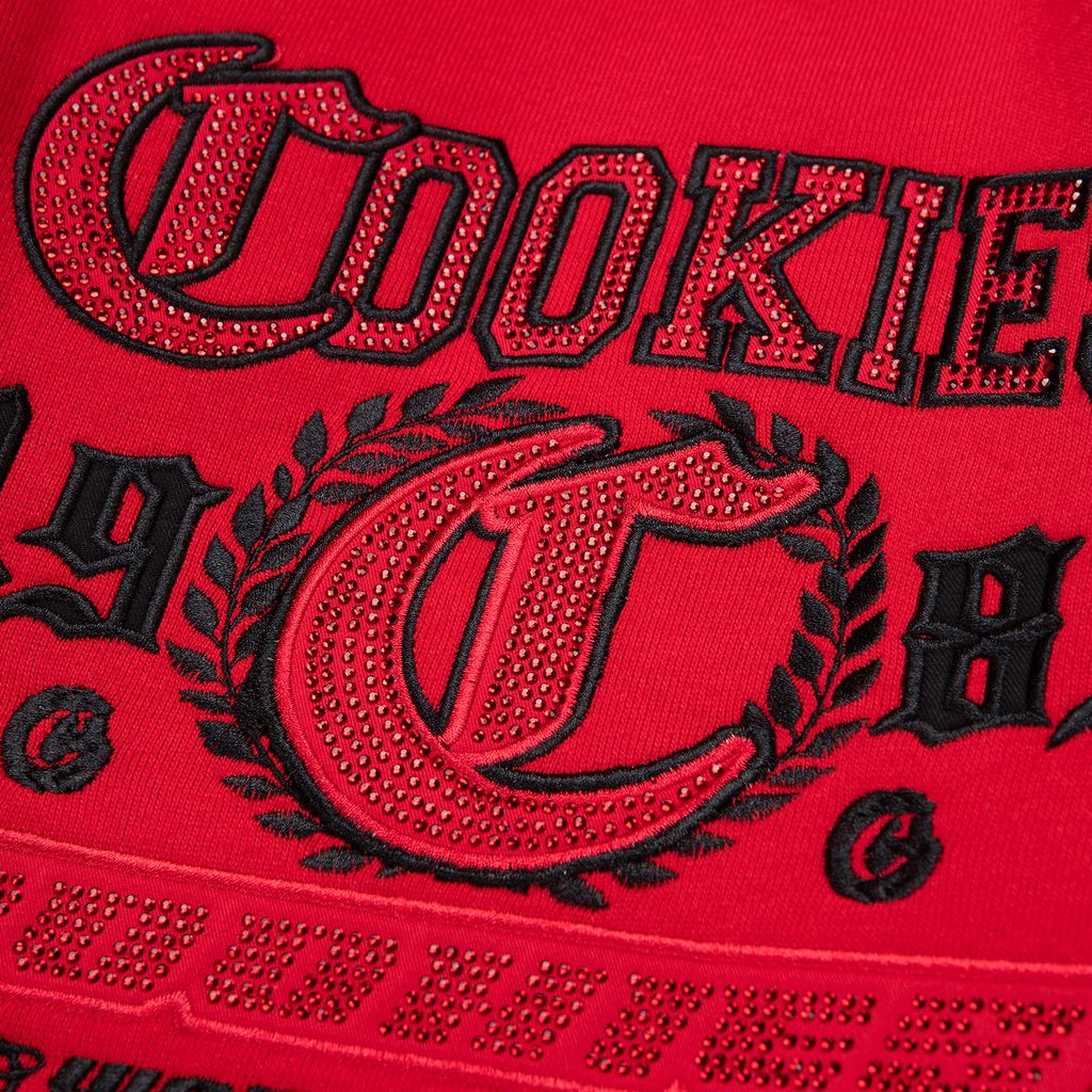 Paradise City Rhinestone Applique Fleece Pants