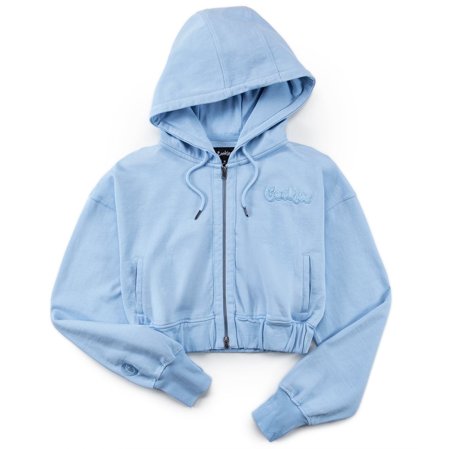 Women's Original Logo Cropped Zip Hoodie