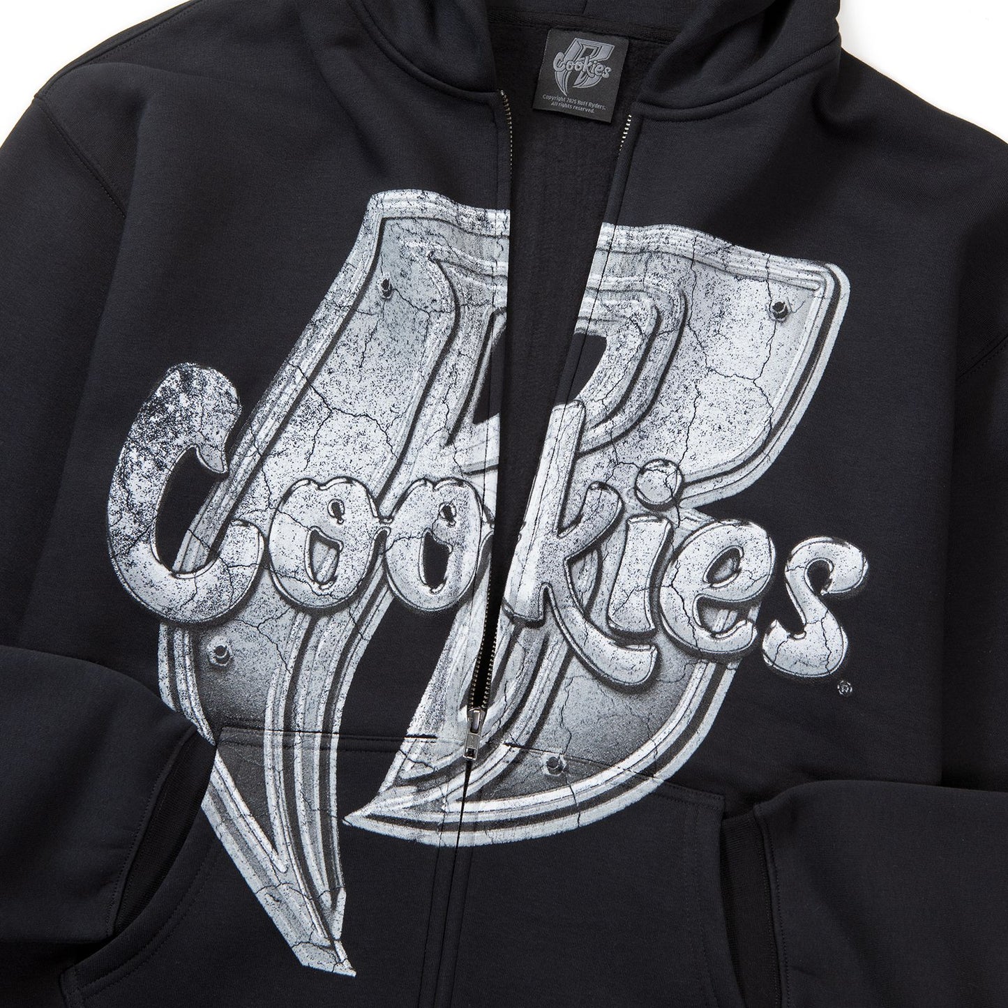 Cookies x Ruff Ryders Chrome Full Zip Hoodie