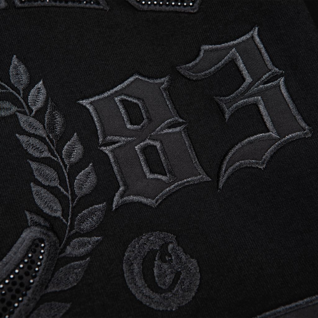 Paradise City Rhinestone Applique Knit