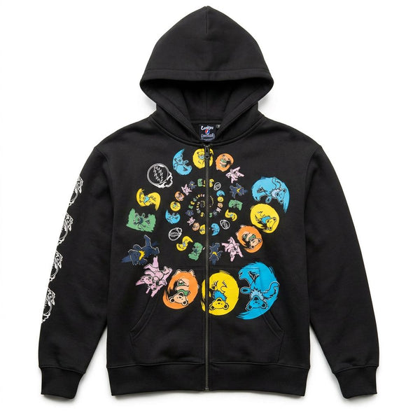 Cookies X Grateful Dead- Spiral Bears Zip Front Hoodie – Cookies
