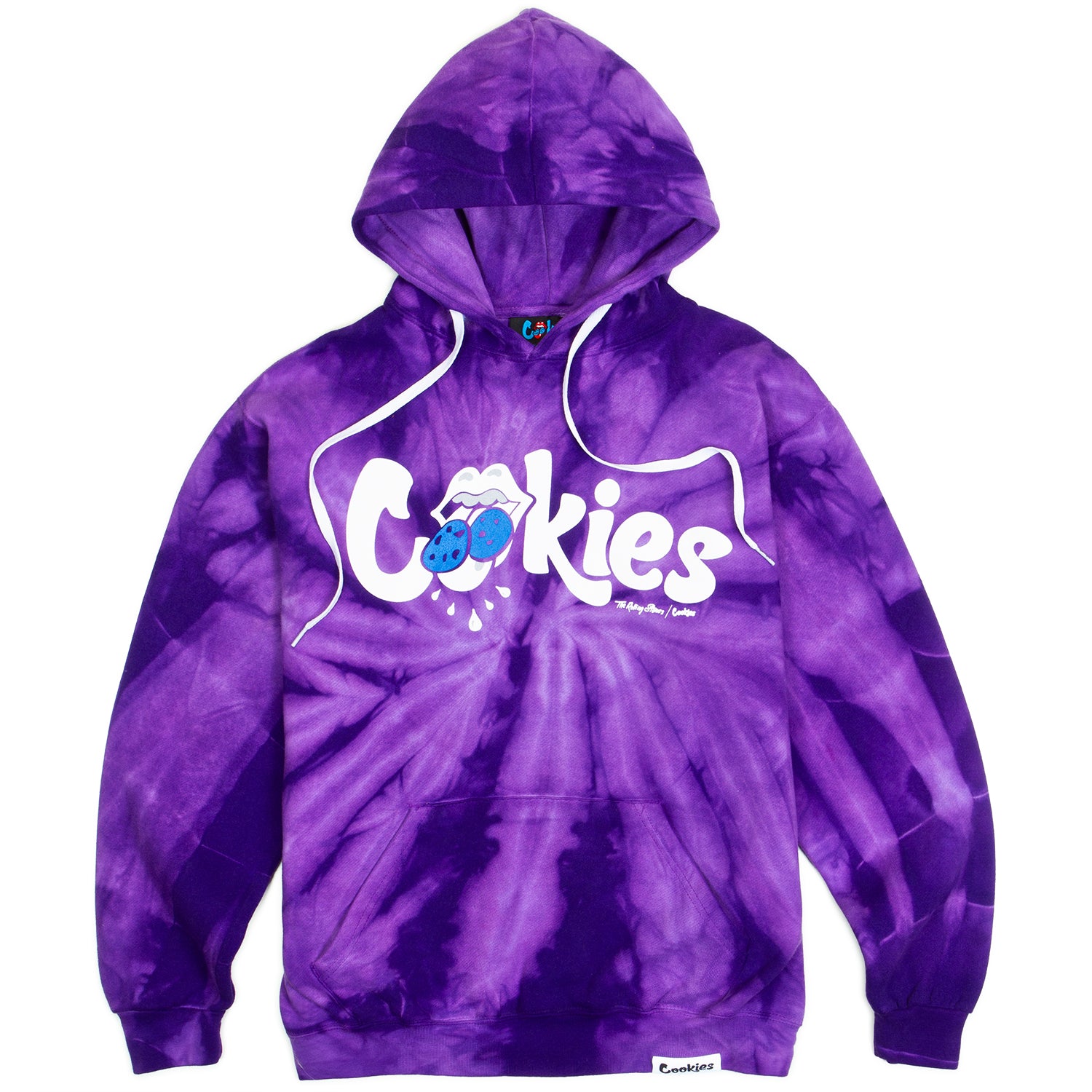 CKS x Rolling Stones Tie Dye Pullover Hoodie