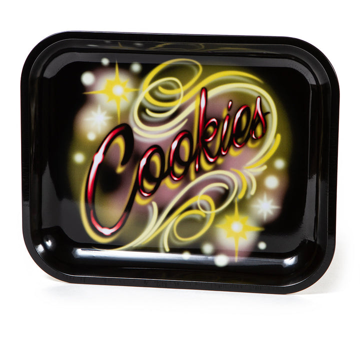 Cookies Airbrush Large Metal Rolling Tray